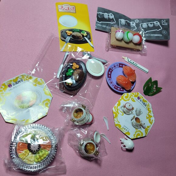 Rement Rare 2003 Mixed Lot Petit Sample Vintage Retro Mini Doll Food Re-ment Toy - Picture 3 of 16